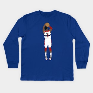 John Wall Jumpshot Kids Long Sleeve T-Shirt